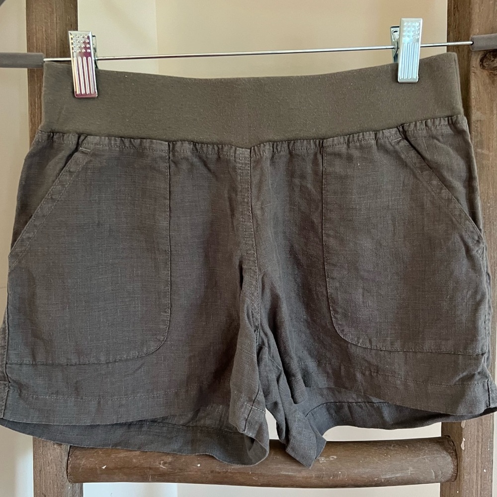 ALLEN ALLEN LINEN SHORTS